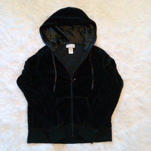 N.Y.L Velour Zip Up Hoodie